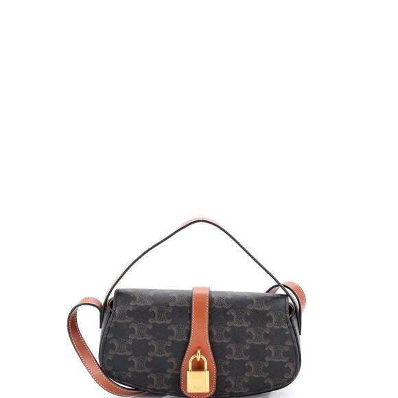 Celine Tabou Clutch With Strap Triomphe #220282C16B